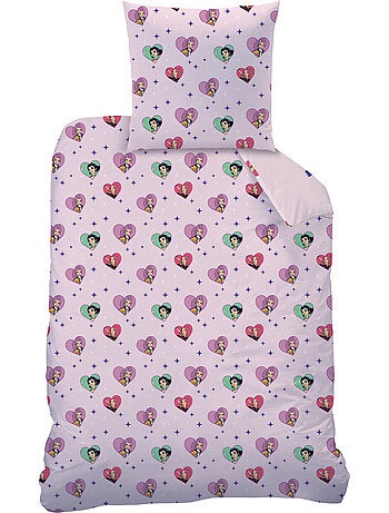 Parure de lit imprimée 100% coton, kpop demon hunters heart