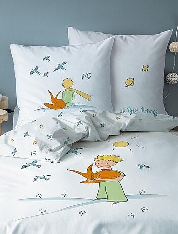Parure de lit imprimée 100% coton, LE PETIT PRINCE BIRDS