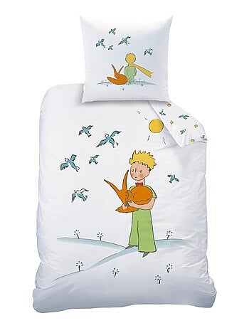 Parure de lit imprimée 100% coton, LE PETIT PRINCE BIRDS