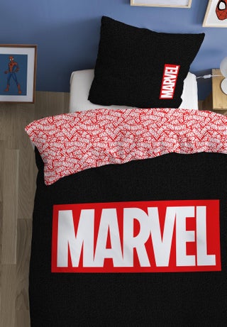 Parure de lit imprimée 100% coton, MARVEL HOME IDENTITY