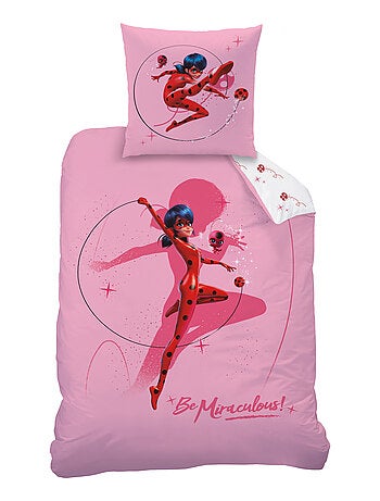 Parure de lit imprimée 100% coton, MIRACULOUS LADYBUG SHADOW