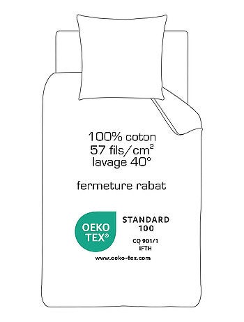 Parure de lit imprimée 100% coton, MIRACULOUS LADYBUG SHADOW