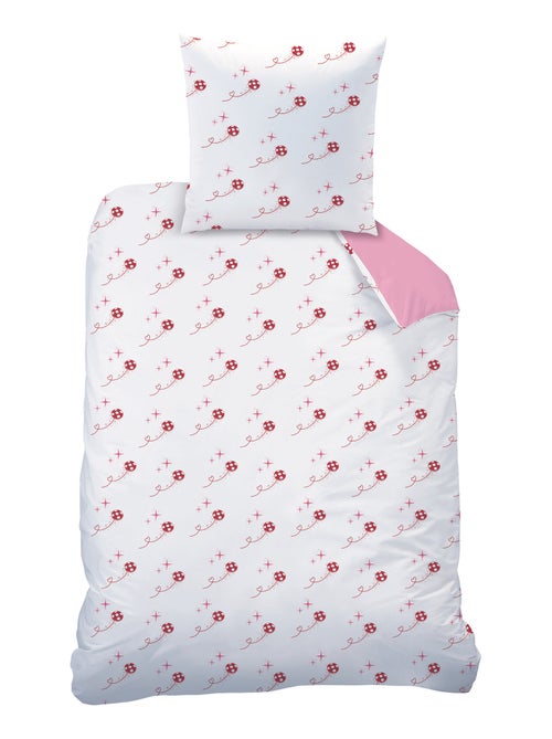 Parure de lit imprimée 100% coton, MIRACULOUS LADYBUG SHADOW - Kiabi