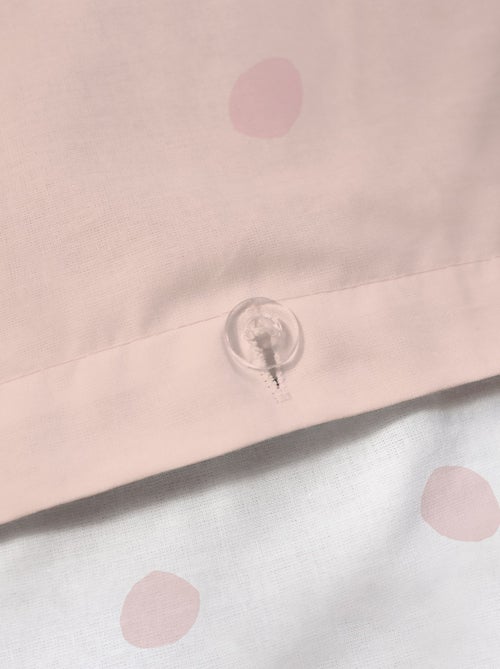 Parure de lit imprimée 100% coton, NUAGES - Kiabi