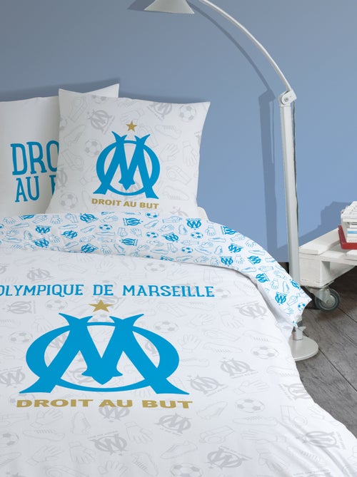 Parure de lit imprimée 100% coton, OM UNIVERS - Kiabi