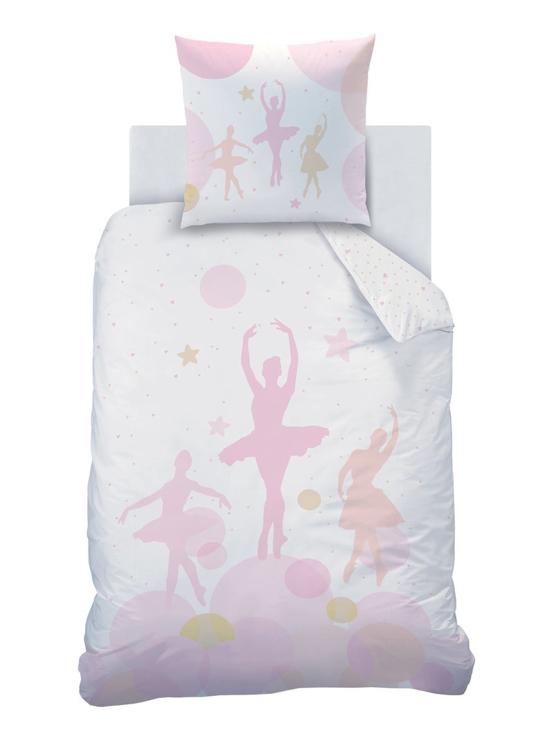 Parure de lit imprimée 100% coton, OPÉRA Multicolore - Kiabi