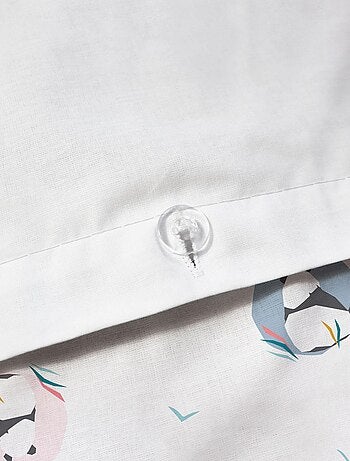 Parure de lit imprimée 100% coton, PANDA