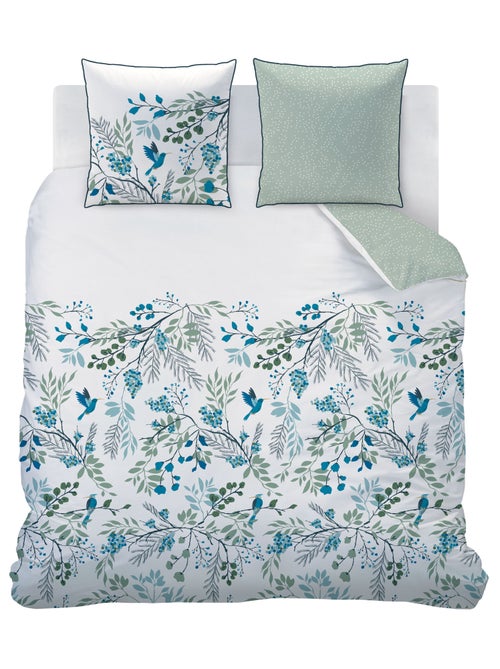 Parure de lit imprimée 100% coton, PARADIS - Kiabi