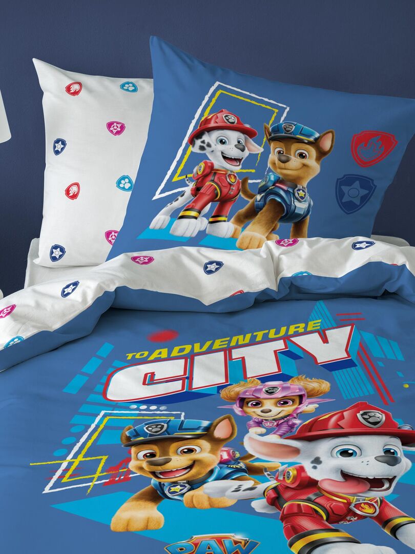 Parure De Lit Enfant Pat' Patrouille 100% Coton - Housse 135x200 Cm + Taie 80x80 Cm, Motifs Everest Chase Stella - 2