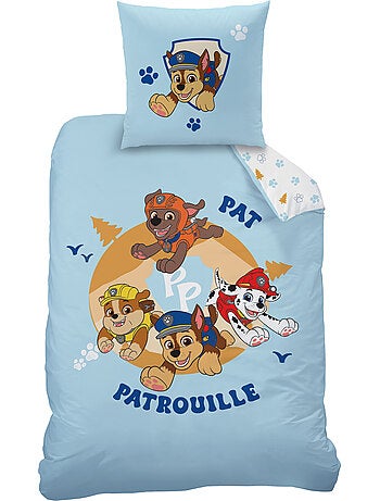 Parure de lit imprimée 100% coton, PAT PATROUILLE CAMP
