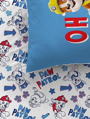 Parure de lit imprimée 100% coton, PAT PATROUILLE COLORS