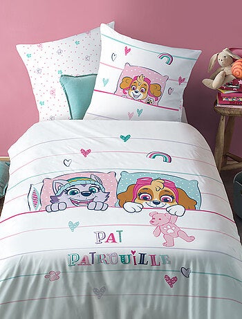 Parure de lit imprimée 100% coton, PAT PATROUILLE DOUCE NUIT