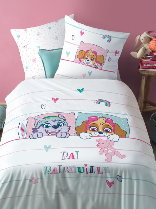 Parure de lit imprimée 100% coton, PAT PATROUILLE DOUCE NUIT - Kiabi