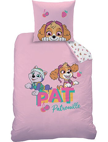 Parure de lit imprimée 100% coton, PAT PATROUILLE FRUITY