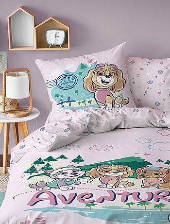 Parure de lit imprimée 100% coton, PAT PATROUILLE VOYAGE
