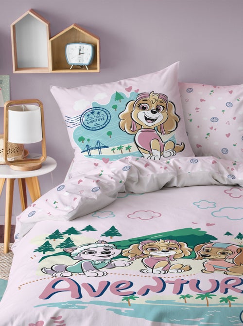 Parure de lit imprimée 100% coton, PAT PATROUILLE VOYAGE - Kiabi