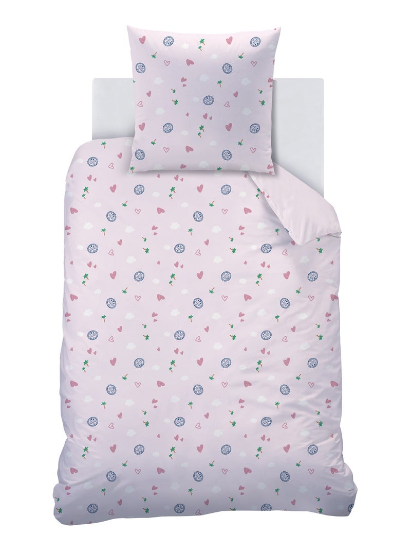 Parure de lit imprimée 100% coton, PAT PATROUILLE VOYAGE Rose - Kiabi
