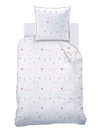 Parure de lit imprimée 100% coton, PETIT LAPIN