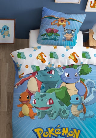 Parure de lit imprimée 100% coton, POKEMON GO