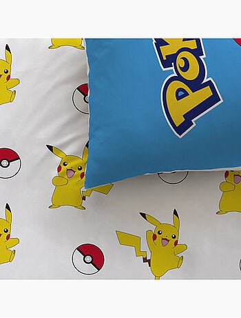 Parure de lit imprimée 100% coton, POKEMON POKÉBALL
