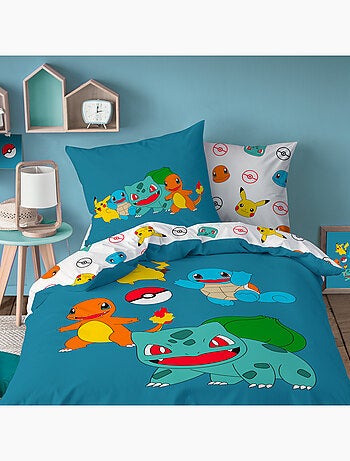 Parure de lit imprimée 100% coton, POKEMON POWER