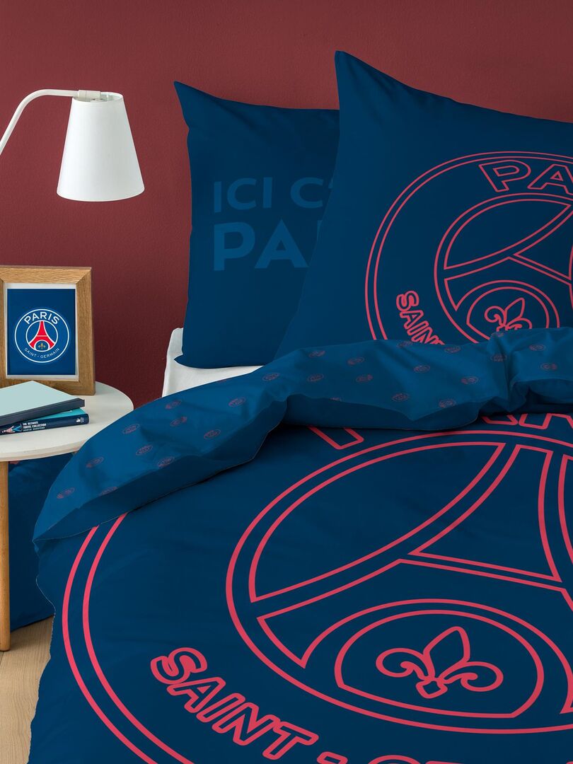 Parure de lit 'PSG' - 1 personne - bleu/rouge - Kiabi - 39.00€