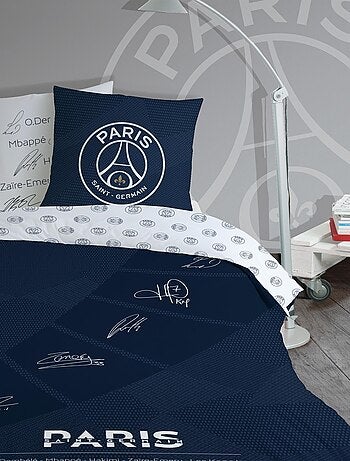 Parure de lit imprimée 100% coton, PSG STARS