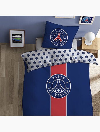 Parure de lit imprimée 100% coton, psg terrain