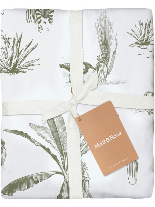 Parure de lit imprimée 100% coton, SAFARI - Kiabi Parure de lit imprimée 100% coton, SAFARI - Kiabi
