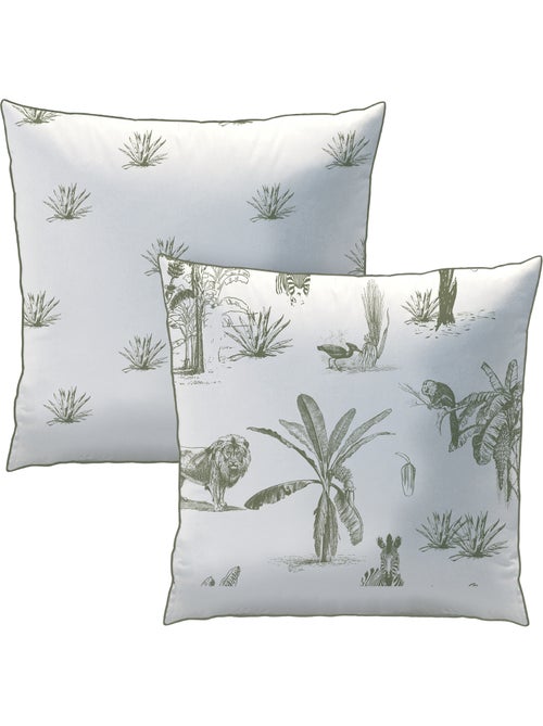 Parure de lit imprimée 100% coton, SAFARI - Kiabi Parure de lit imprimée 100% coton, SAFARI - Kiabi