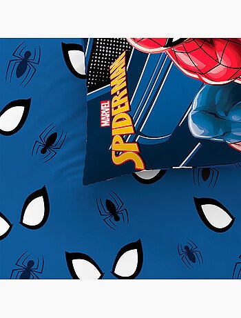 Parure de lit imprimée 100% coton, SPIDERMAN HOME TRUE HERO