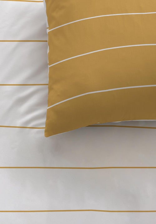 Parure de lit imprimée 100% coton, STRIPES - Kiabi