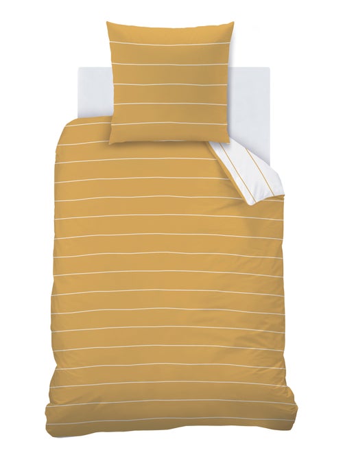 Parure de lit imprimée 100% coton, STRIPES - Kiabi