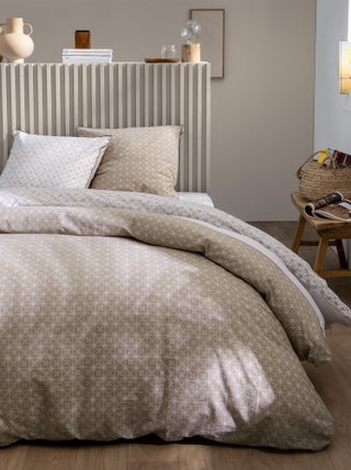 Parure de lit imprimée 100% coton, TENDANCE CÉRAMIQUE