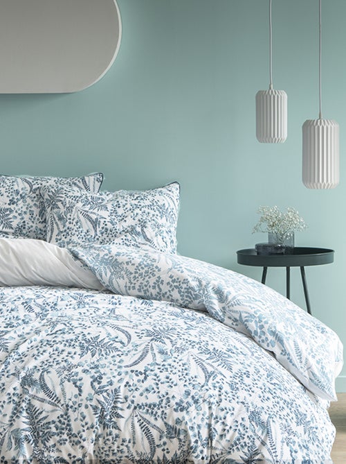 Parure de lit imprimée 100% coton, VEGETALIS - Kiabi