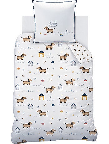 Parure de lit imprimée 100% coton, WAF WAF