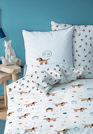 Parure de lit imprimée 100% coton, WAF WAF
