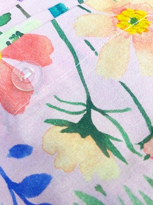 Parure de lit imprimée 100% coton, WEE BLUE BELL JARDIN SECRET - Kiabi