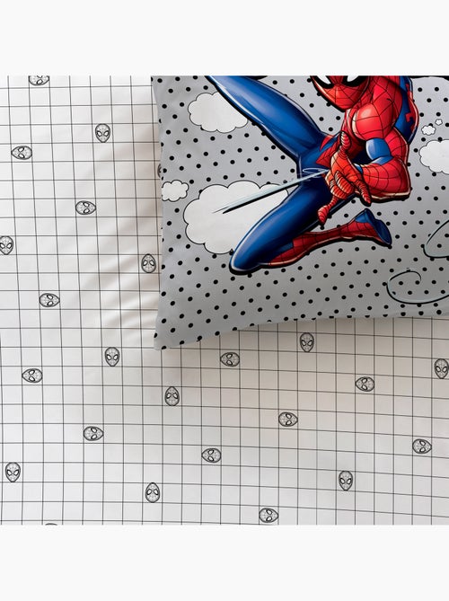 Parure de lit imprimée + drap housse 100% coton, SPIDERMAN HERO - Kiabi