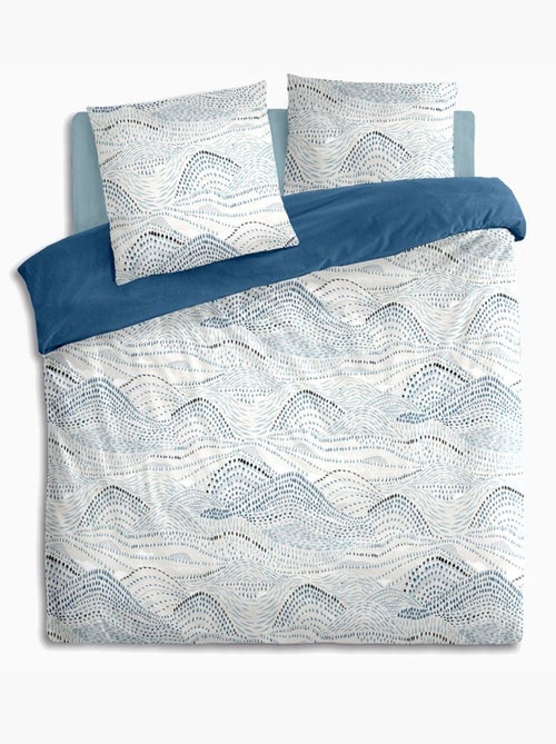 Parure de lit imprimée en percale de coton ILYAN - Kiabi Parure de lit imprimée en percale de coton ILYAN - Kiabi