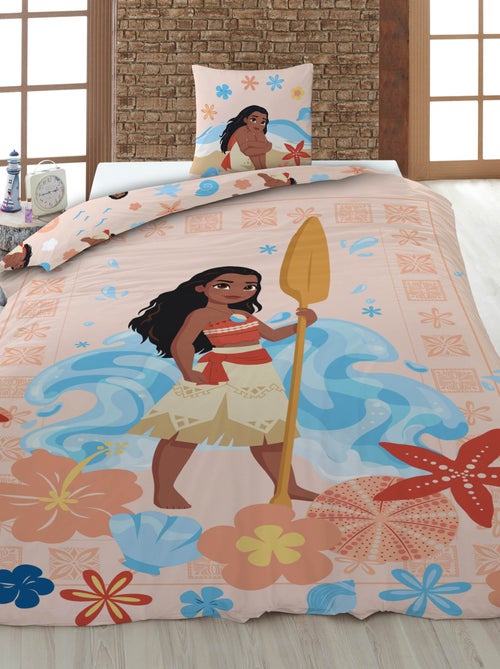 Parure de lit imprimée housse de couette - 2 personnes - Kiabi
