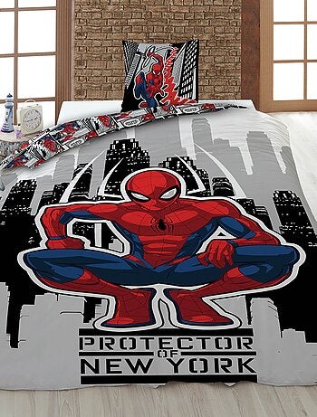 Parure de lit imprimée housse de couette + 1 taie - 1 personne