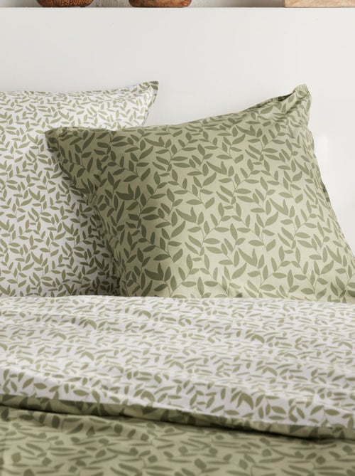 Parure de lit imprimée housse de couette + taies - 2 personnes - Kiabi