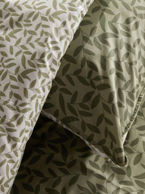 Parure de lit imprimée housse de couette + taies - 2 personnes - Kiabi