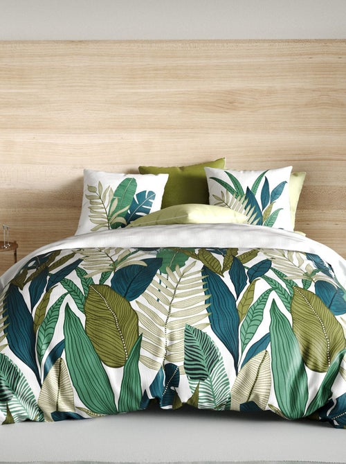 Parure de lit imprimée housse de couette + taies - 2 personnes - Kiabi