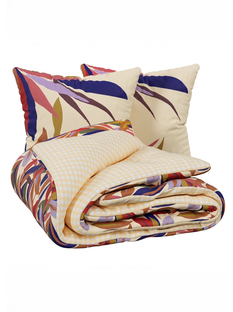 Parure de lit imprimée JANNIE Multicolore - Kiabi