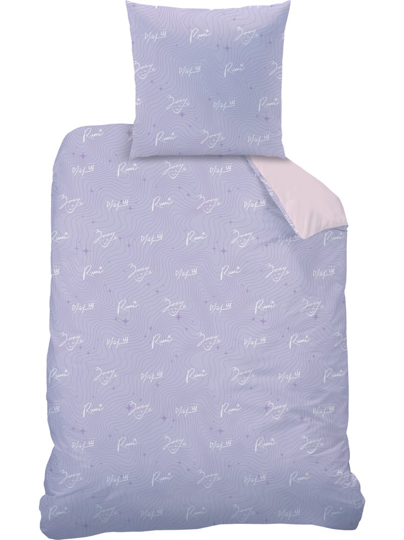 Parure de lit imprimée, KPOP DEMON HUNTERS COMPACT Violet - Kiabi