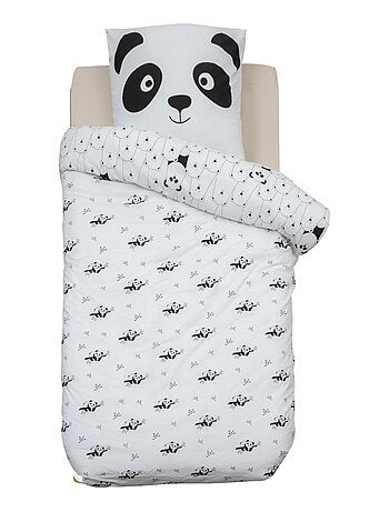Parure de lit imprimée motif panda