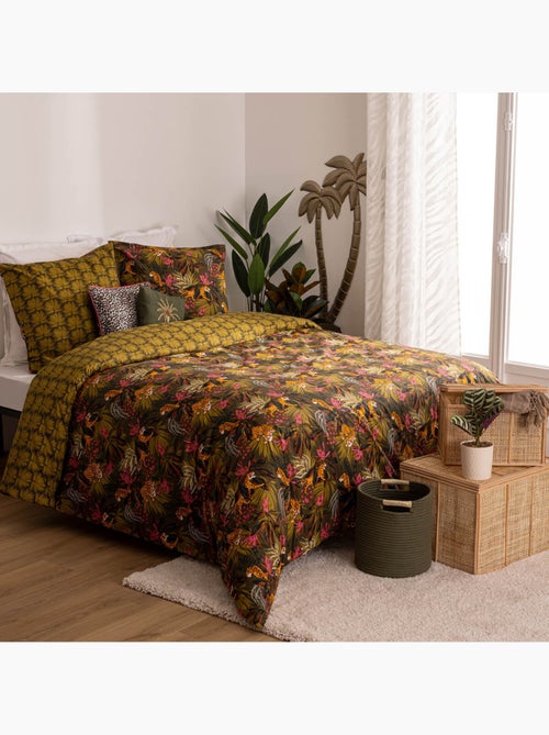 Parure de lit imprimée réversible TROPICAL BOUDOIR - Kiabi