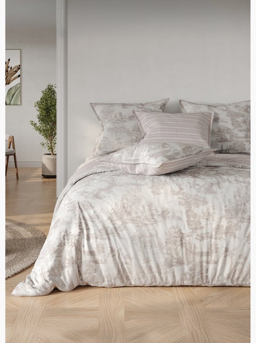 Parure de lit, inspiration toile de Jouy - AFIBEL - Kiabi